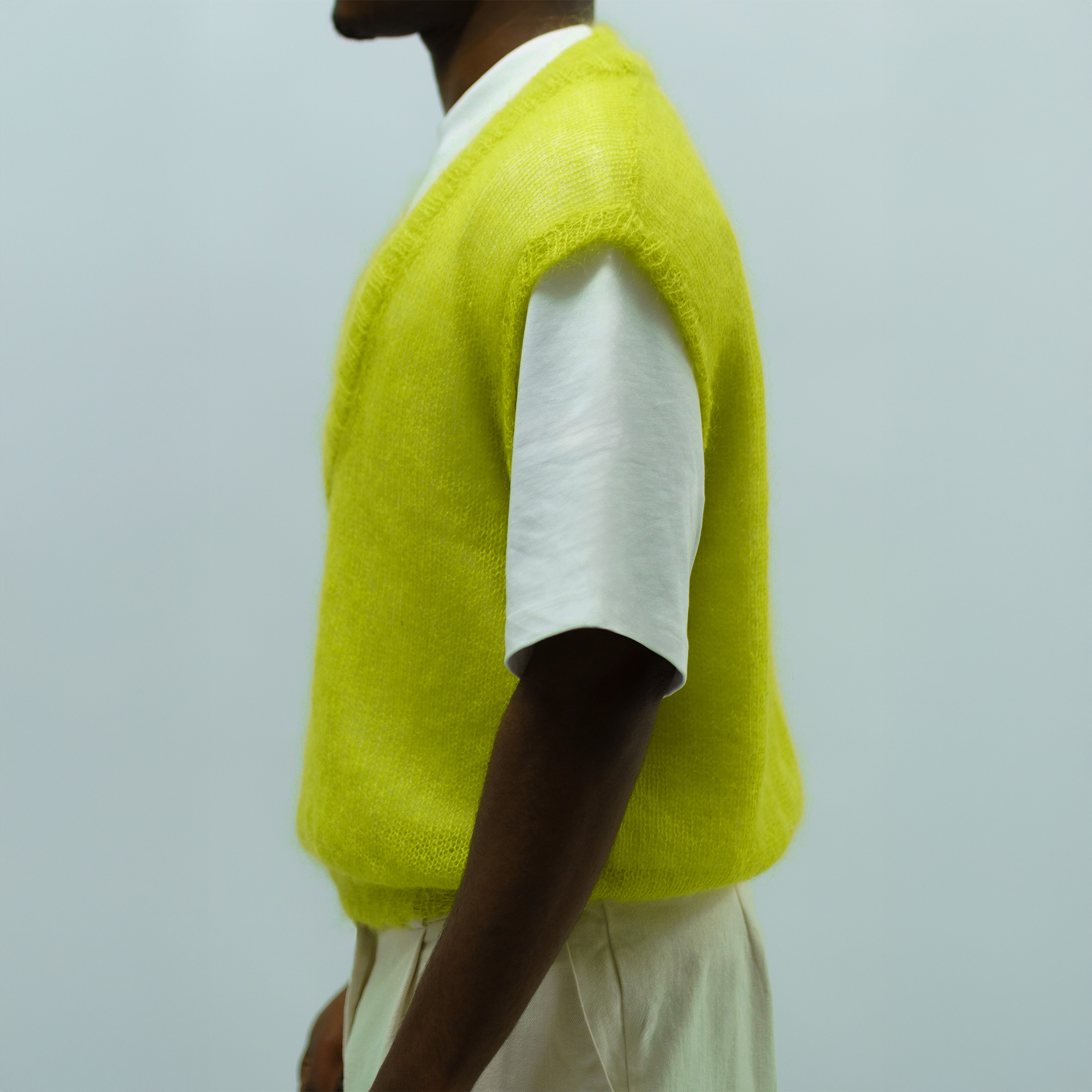 Double V-Neck Vest