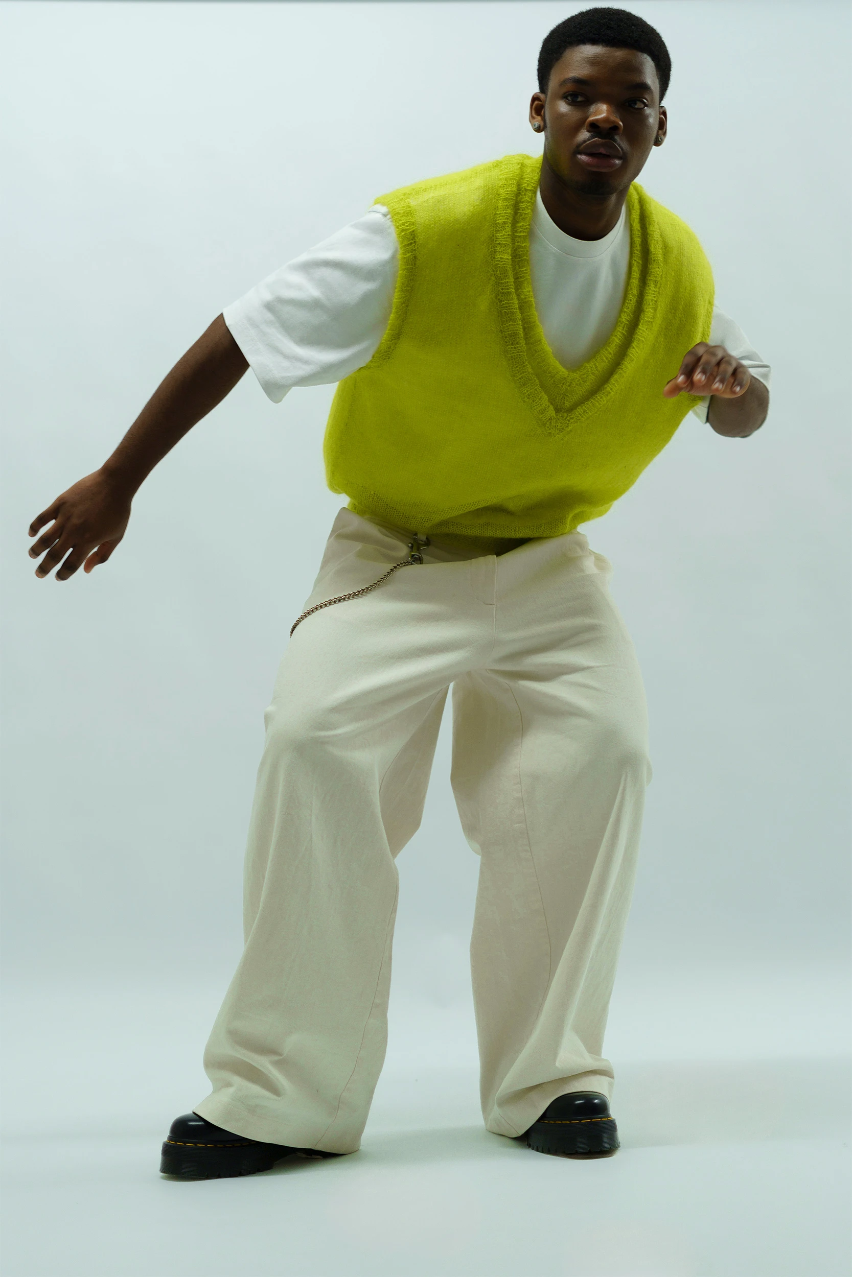 Double V-Neck Vest