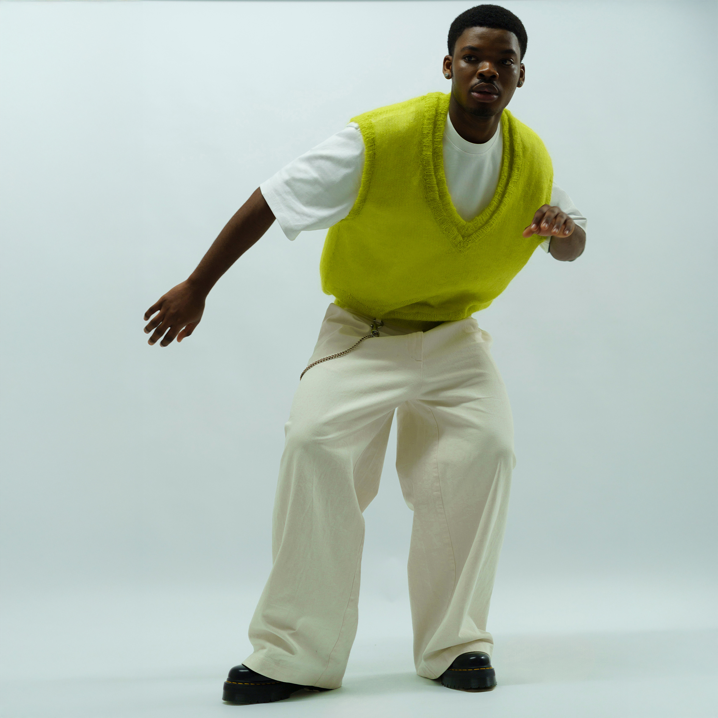 Double V-Neck Vest